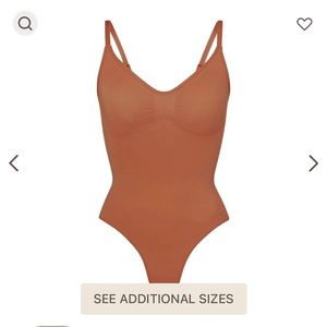 Skims seamless sculpt thing bodysuit